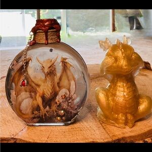 Dragon Potion Bottles and Dragon Figurine sold separately for $25